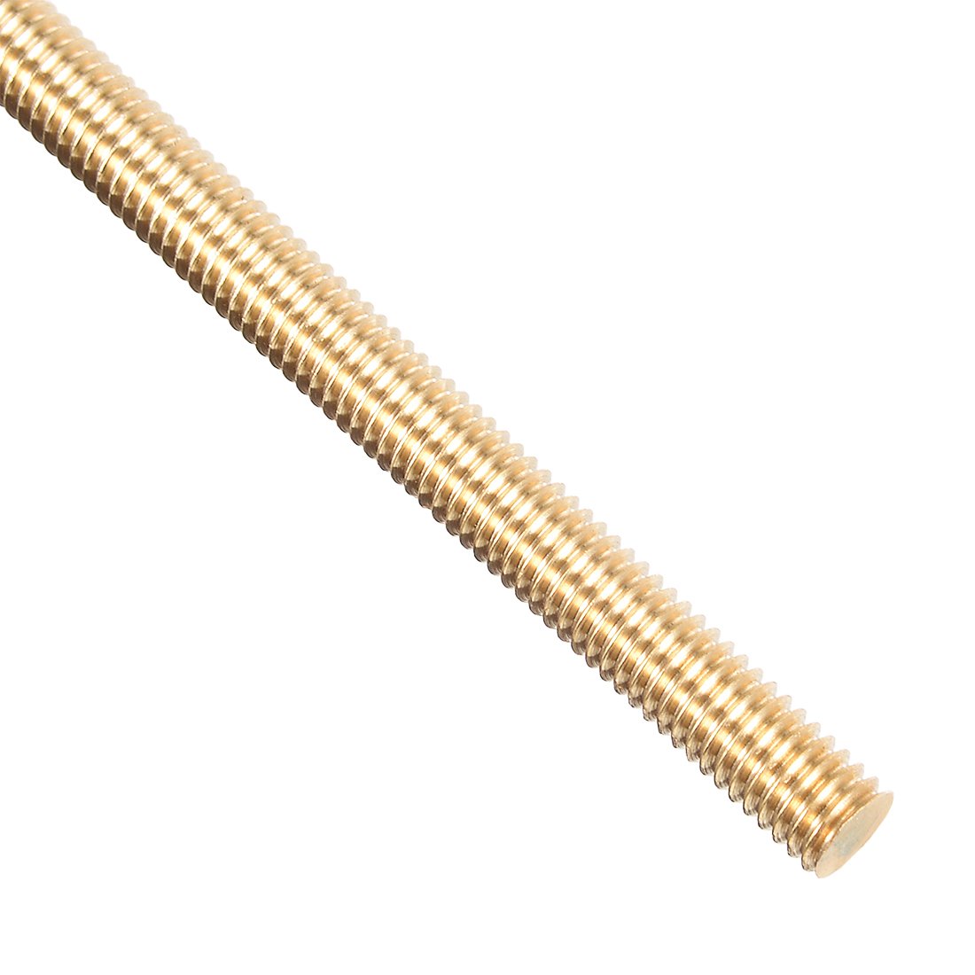 M6 x 250mm Brass Fully Threaded Rod, Right Hand Threads