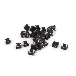 a15060800ux0624 Momentary 4-Pin Tact Tactile Push Button Switch, 6 mm x 6 mm x 5 mm