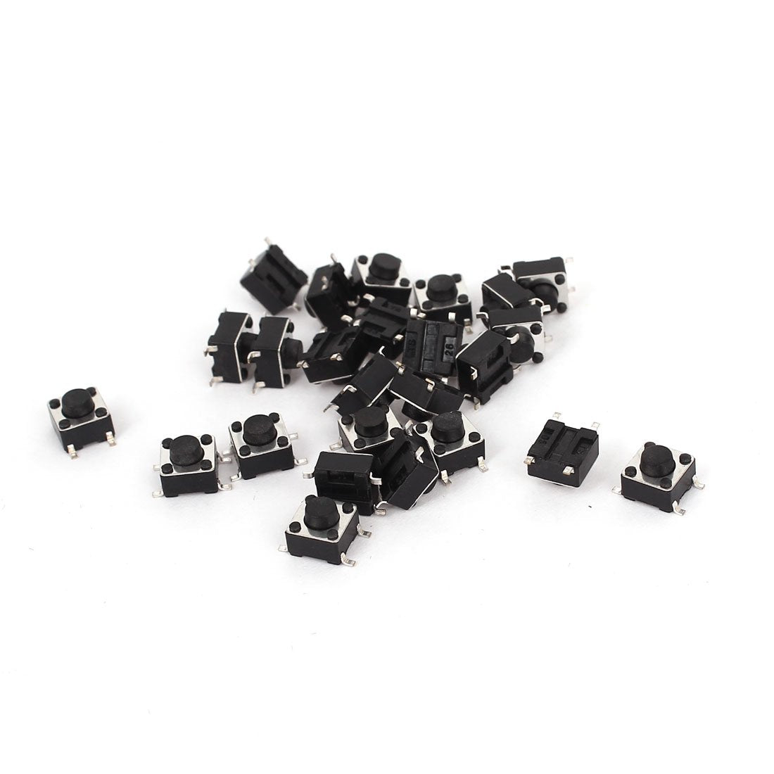 a15060800ux0624 Momentary 4-Pin Tact Tactile Push Button Switch, 6 mm x 6 mm x 5 mm