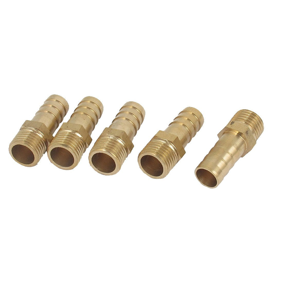 1/4BSP Male Thread to 10mm Hose Barb Straight Adapter Coupler 5PCS
