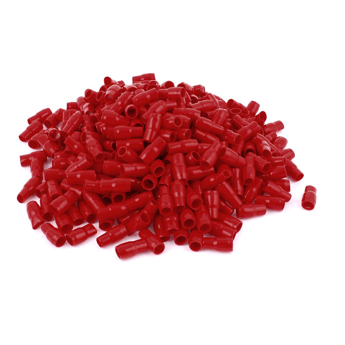 V-22 Straight Cable Wire Insulation Terminals with 400 Piece, 25 mm, Red