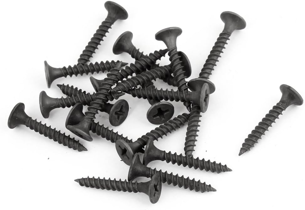 20Pcs Furniture Phillips Head Self Tapping Screw Bolt 3.5mm x 20mm
