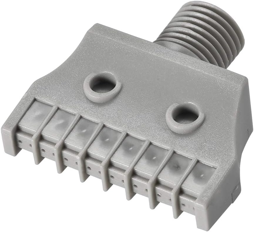 Flat Nozzle G1/4 Male Thread ABS Air Blow Off Mini Flat Jet Nozzle Gray