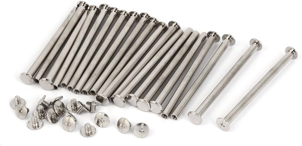 Scrapbook Photo Albums M5 x 75mm Binding Screws Posts 20 Pcs