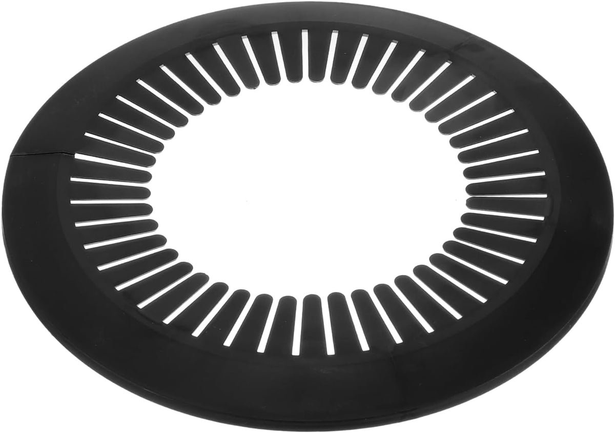 Pipe Cover Decoration, 140mm-168mm PP Plastic Escutcheon Collar Water Pipe Drain Line Cover, Black