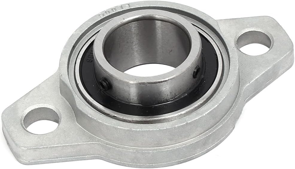 FL006 30mm Bore Zinc Alloy 2-Bolt Self-aligning Flange Mounted Ball Bearing