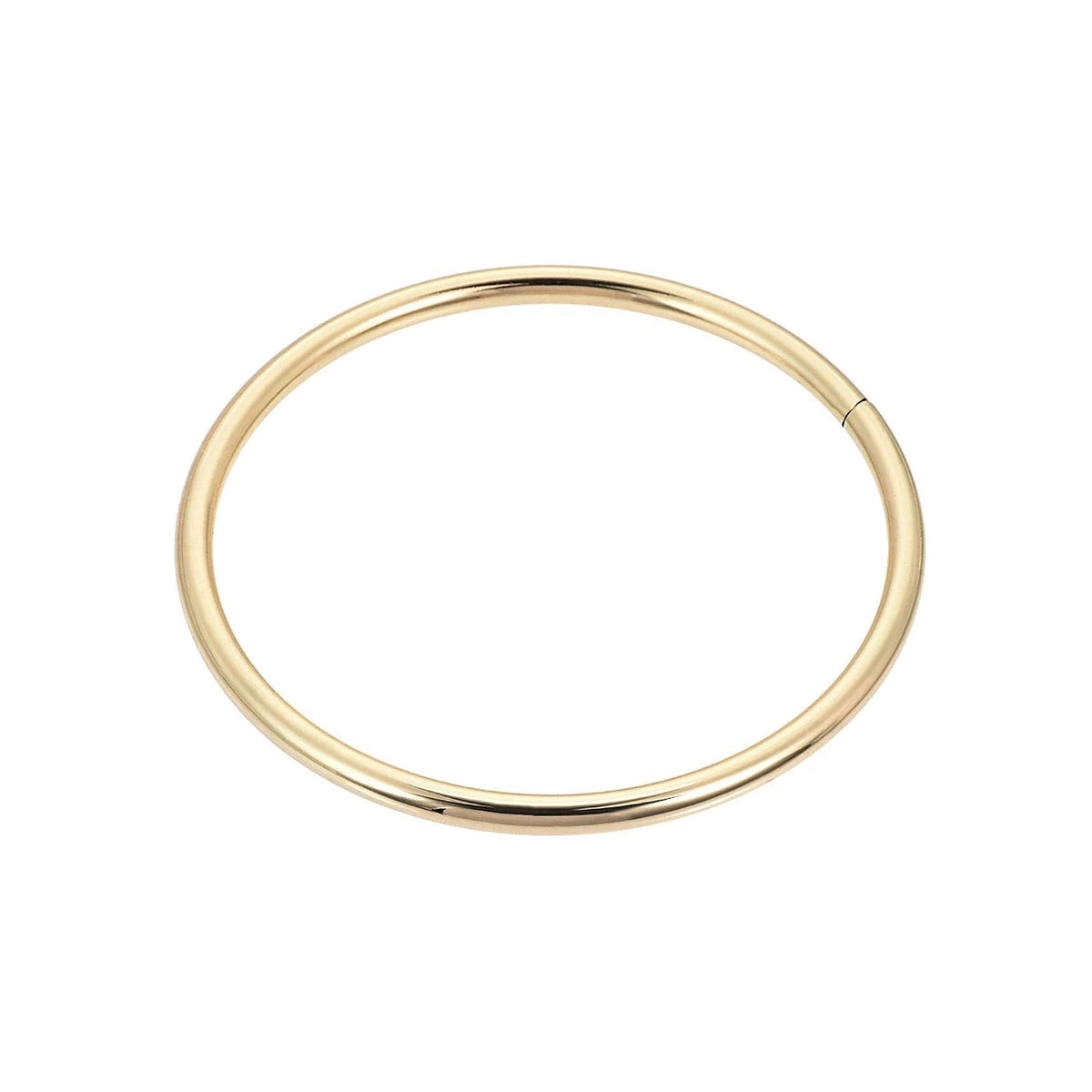 Metal O Ring 75mm(1.89") ID 5mm Thickness Non-Welded Rings for Hardware DIY Gold Tone 4pcs