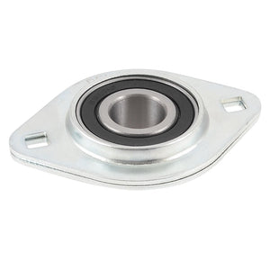 a13042400ux0510 Stainless Steel Pillow Block 17mm x 25mm x 22mm Screw Set Ball Bearing, 2.2000000000000002" Width, 0.7 Stainless Steel, Rubber