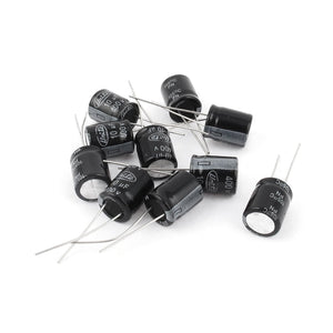 10 Pcs 400V 10uF 105C Radial Lead Electrolytic Capacitor 10mm x 13mm
