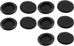 10 Pcs Running Wire Cable Protector 60mm Diameter Armature Rubber Grommets Black