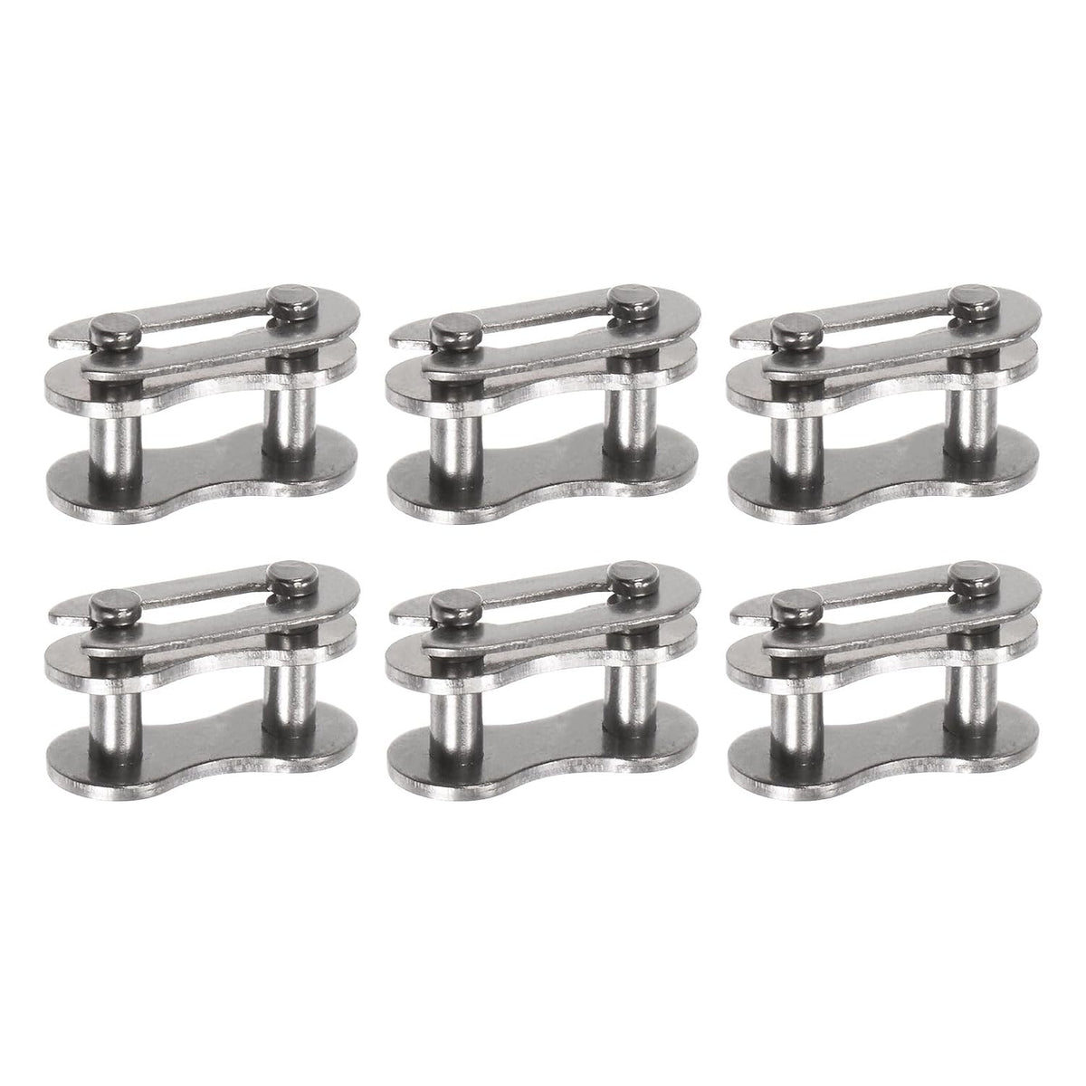 6Pcs Chain Master Connector Link Roller 8mm Pitch Stainless Steel Standard Connecting Split Links for 05B Chain