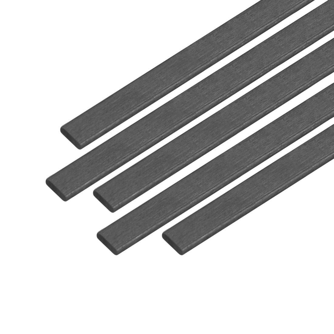 Carbon Fiber Strip Bars 1x3mm 600mm Length Pultruded Carbon Fiber Strips for Kites, RC Airplane 5 Pcs