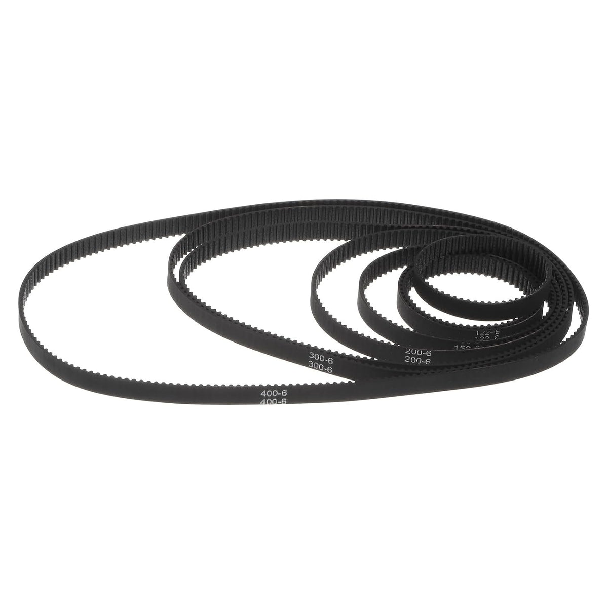 8pcs 2GT Closed Loop Timing Belt Assorted Size 110mm 112mm 122mm 158mm 200mm 280mm 300mm 400mm Length, 6mm Width, 3D Printer Timing Belts