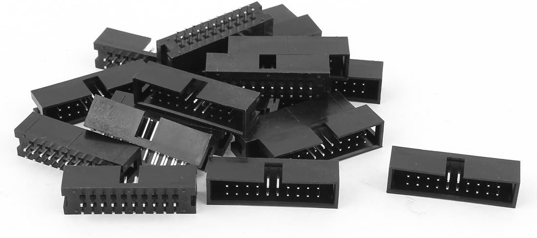 19x 210 20P 2.54mm Pitch IDC Socket PCB Box Header Straight Connector
