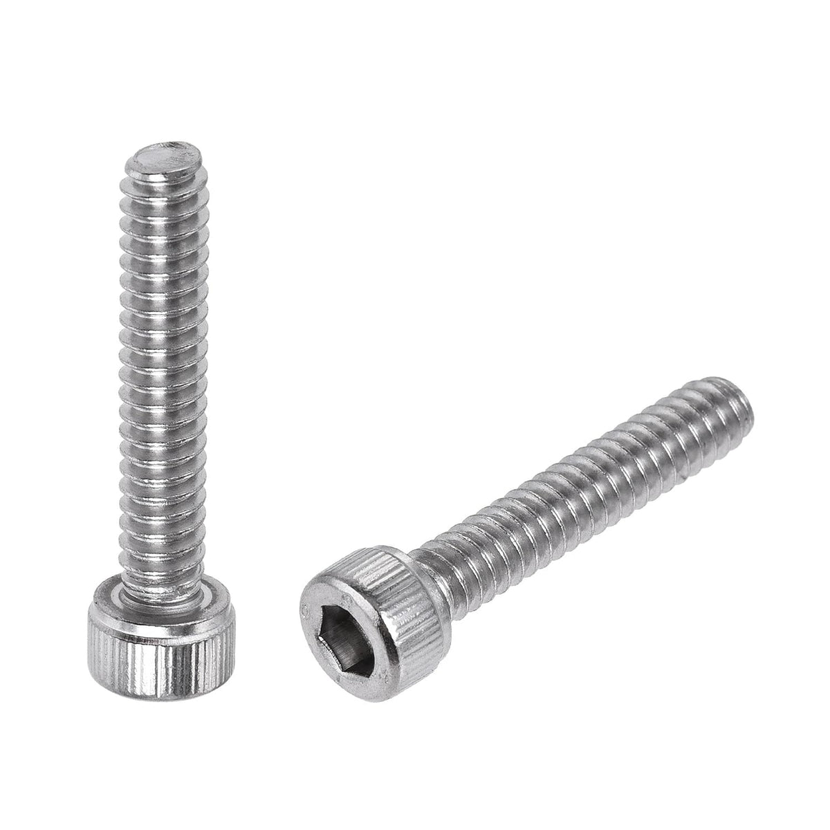 #10-24x1 Hex Socket Head Cap Screw Bolts 304 Stainless Steel Polished 25pcs