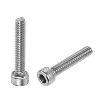 #10-24x1 Hex Socket Head Cap Screw Bolts 304 Stainless Steel Polished 25pcs