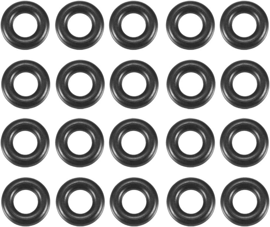 Nitrile Rubber O-Rings, 10.3mm OD 5mm ID 2.65mm Width, Metric Sealing Gasket, Pack of 20