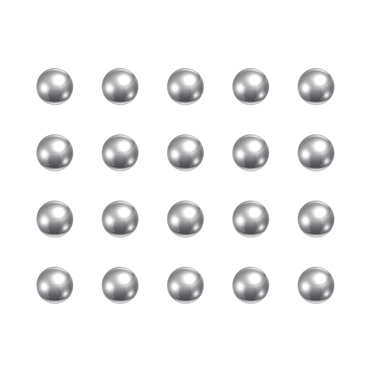 250pcs 5mm 440C Stainless Steel Bearing Balls G25 Precision