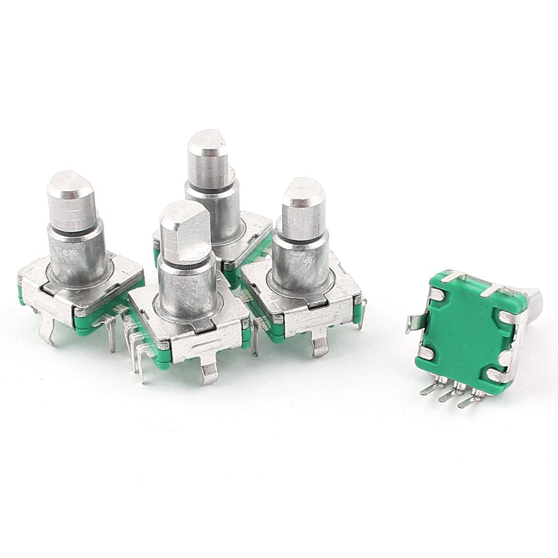 Rotary Encoder Push Button Switch Key Switch Components, 6 Mm, 5 Pieces