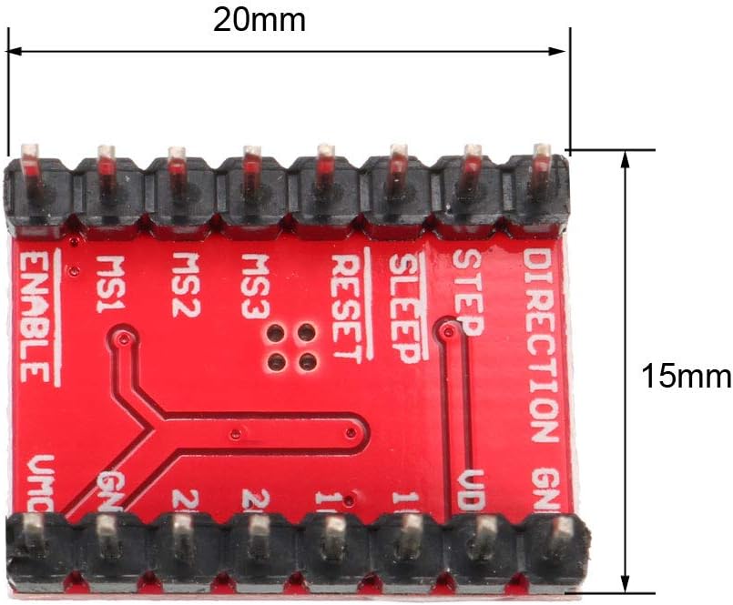 A4988 Stepper Motor Driver Module with Heat Sink for 3D Printer Reprap, CNC Machine or Robotics