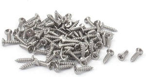 M1.8 x 8mm Flat Head Phillips Self Tapping Screw Fasteners 100 Pcs