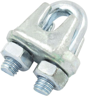 Metal U Bolt Single Saddle Grip Clip Clamp for 9.8mm Diameter Wire Rope