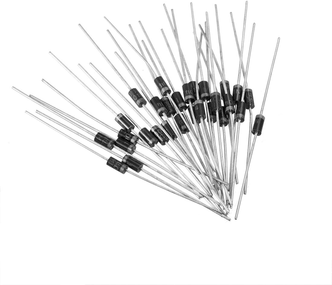 Schottky Rectifier Diode 1A 400V Electronic Silicon Diodes 30pcs for 1N4004
