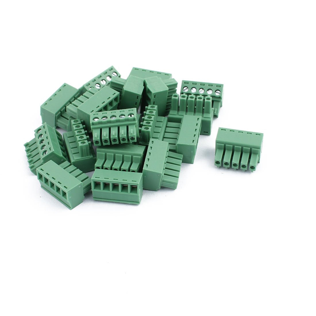a16122000ux0316 300V 2EDGK 3.81 mm Pitch 5-Pin PCB Screw Terminal Block Connector, 0.47" Width, 0.79" Length (Pack of 20)