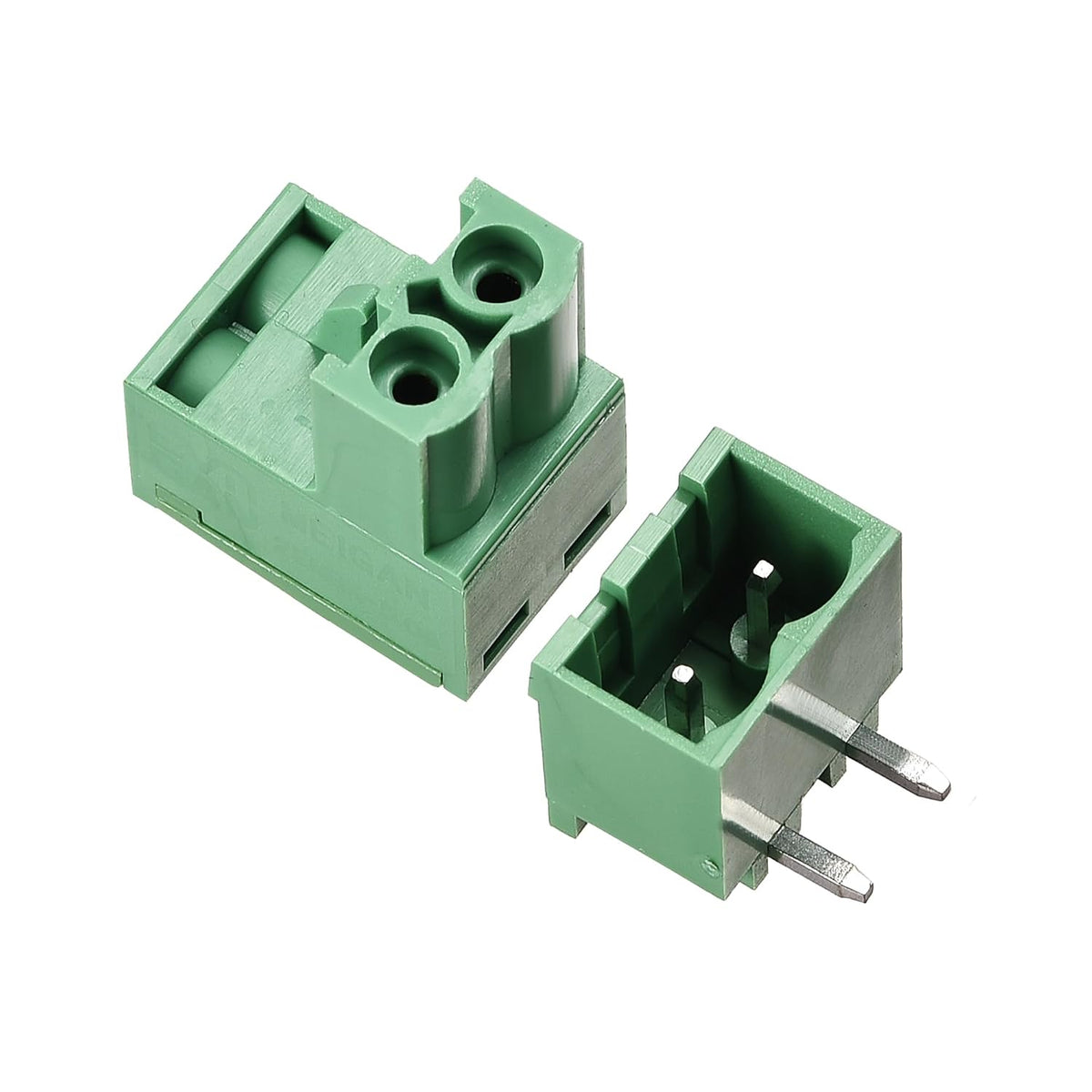 2-Pin 5.08mm Pitch Right Angle PCB Screw Terminal Block Connector 20 Sets