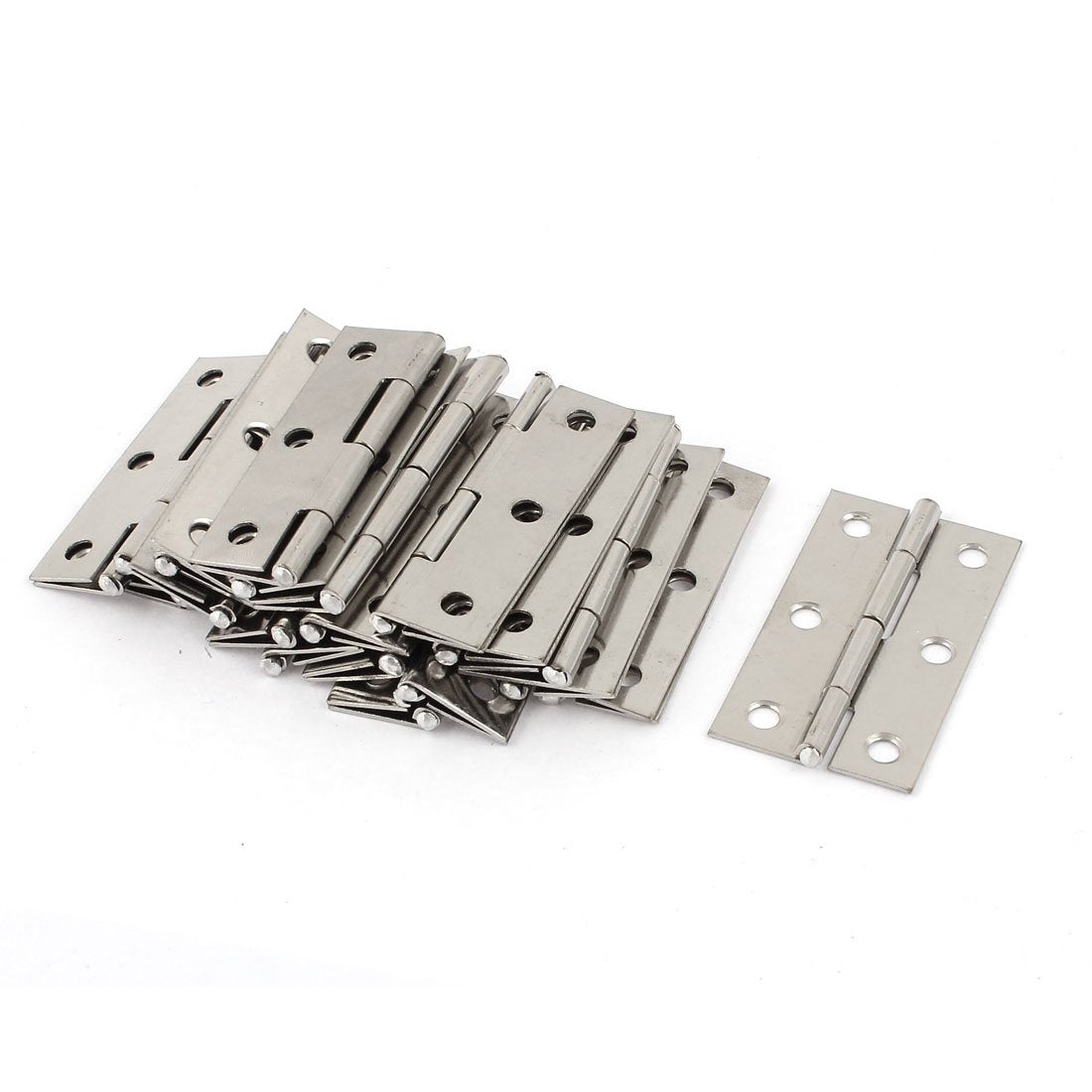 2.2inches Long 6 Mounting Holes Stainless Steel Hinges 20 Pcs
