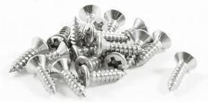 12mmx3mm Thread Diameter Stainless Steel Crosshead Self Tapping Screw 20Pcs