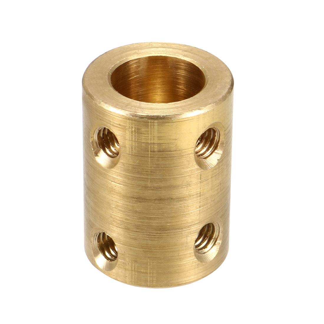 5mm to 10mm Bore Rigid Coupling 22mm Length 16mm Diameter Motor Shaft Coupler Connector Copper with Screws