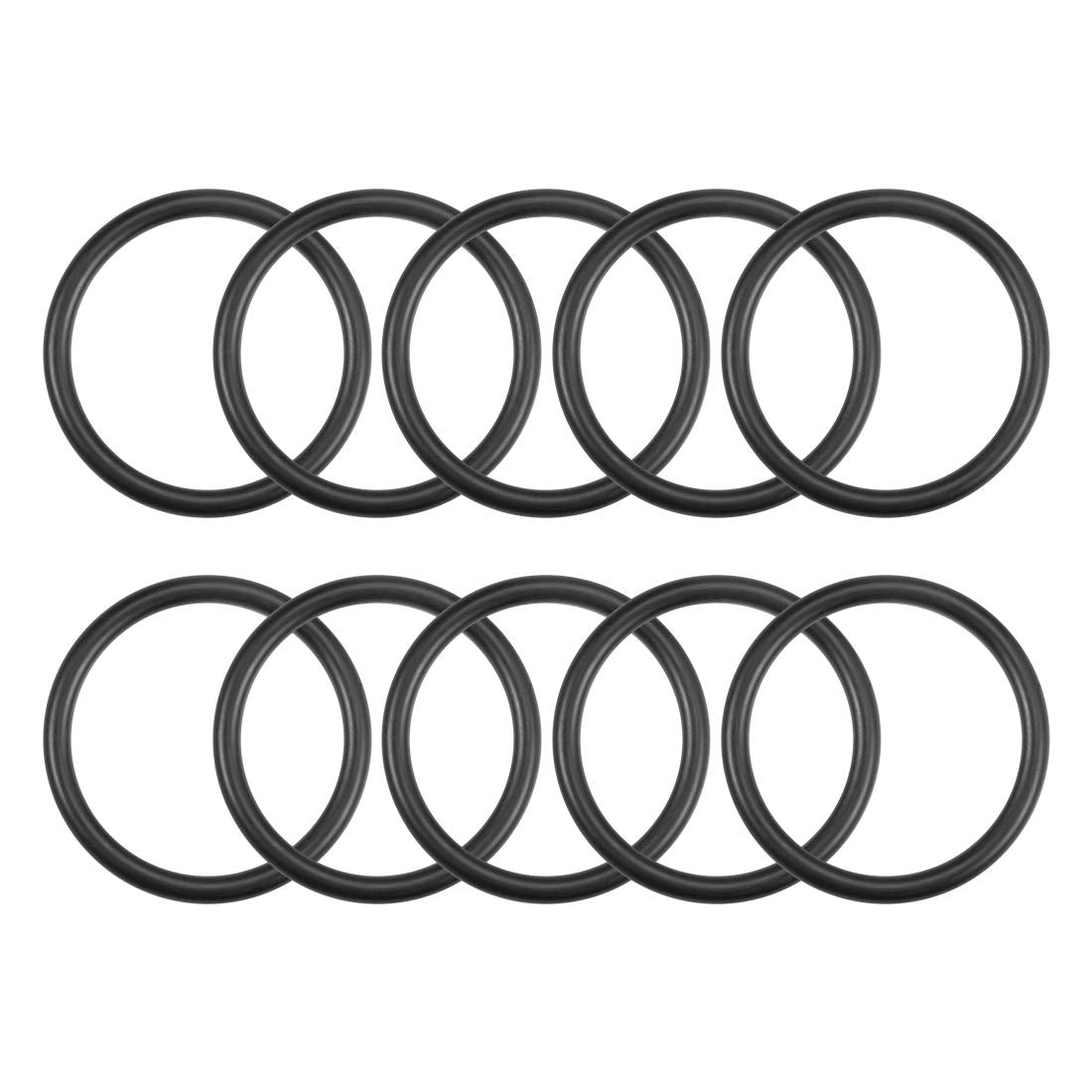 Nitrile Rubber O-Rings 44mm OD 36mm ID 4mm Width, Metric Nitrile Rubber Sealing Gasket, Pack of 10