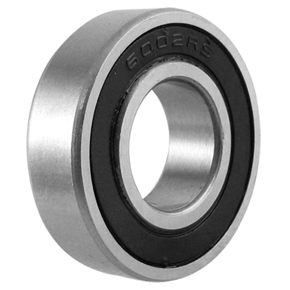 a11111600ux0015 15mm x 32mm x 9mm Width Single Row Deep Groove Sealed Radial Ball Bearing 6002RS, 1.26" Width, 0.59 Metal