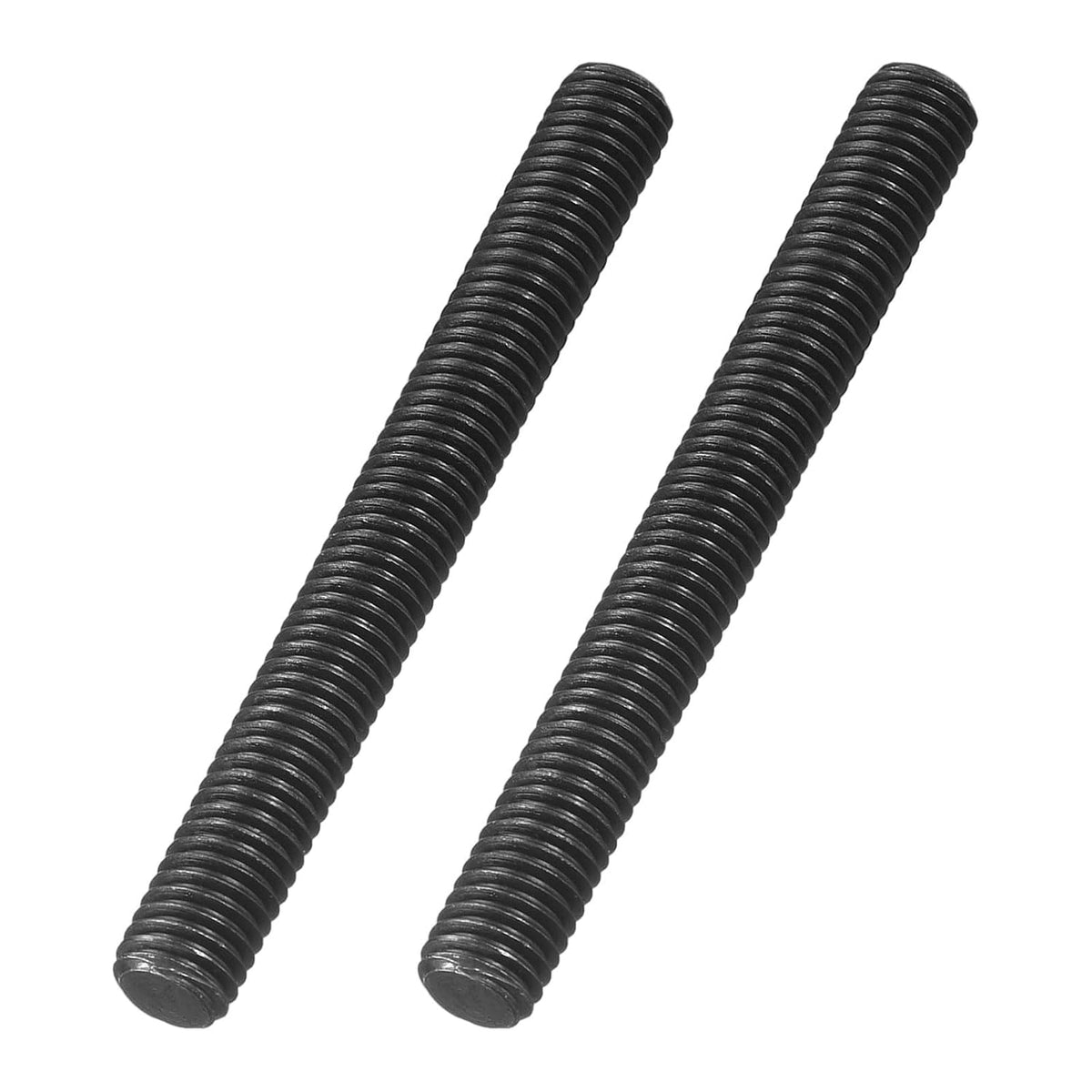 1/2-13 UNC Fully All Threaded Rod, 2Pcs B7 Alloy Steel Long Threaded Screw 4.5" Length Right Hand Threads Fully Studding Rod Bar for Machinery, Construction, Black