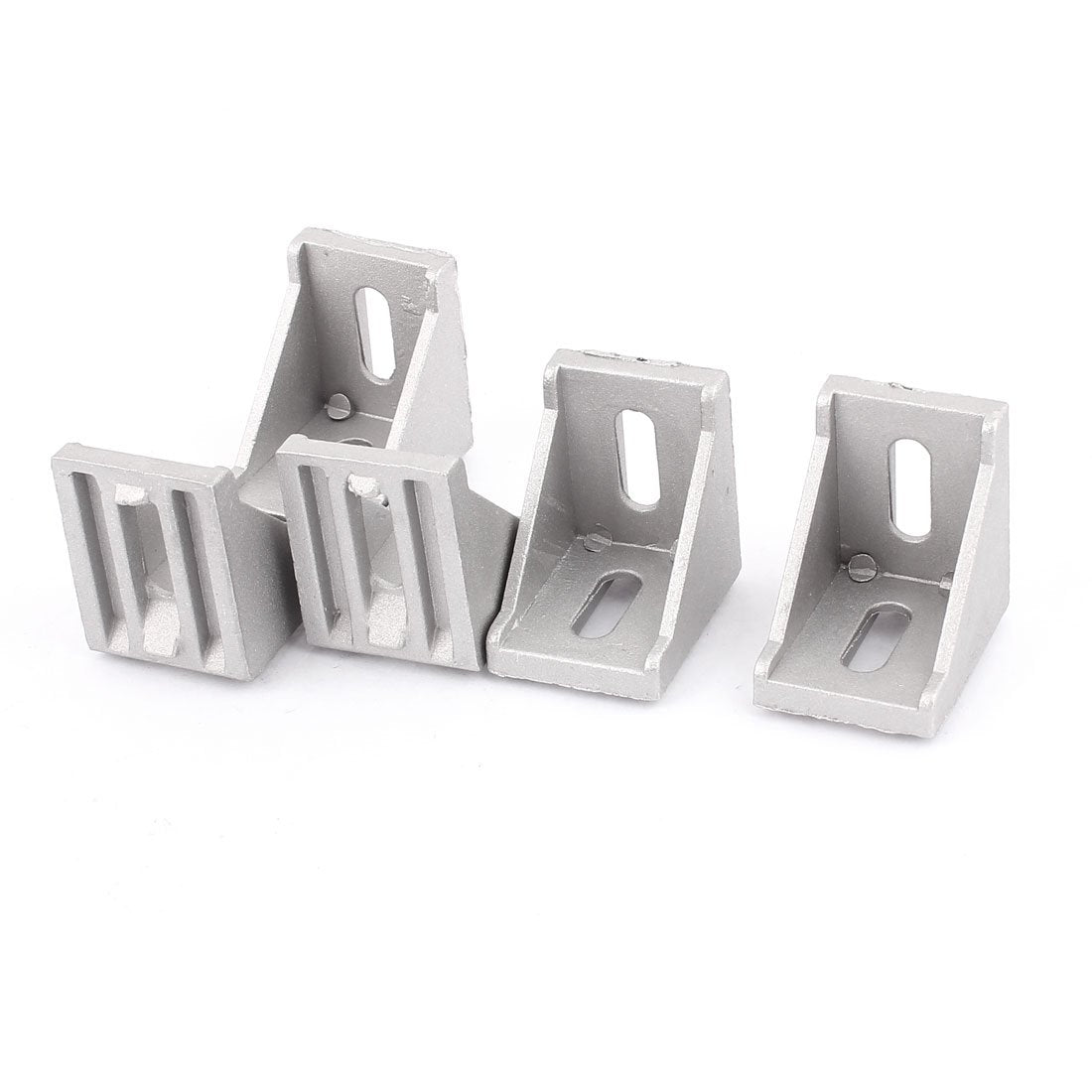 a15122800ux0697 Aluminum Alloy 35x35x28mm Corner Brace Angle Bracket Support 5Pcs, 304 Stainless Steel
