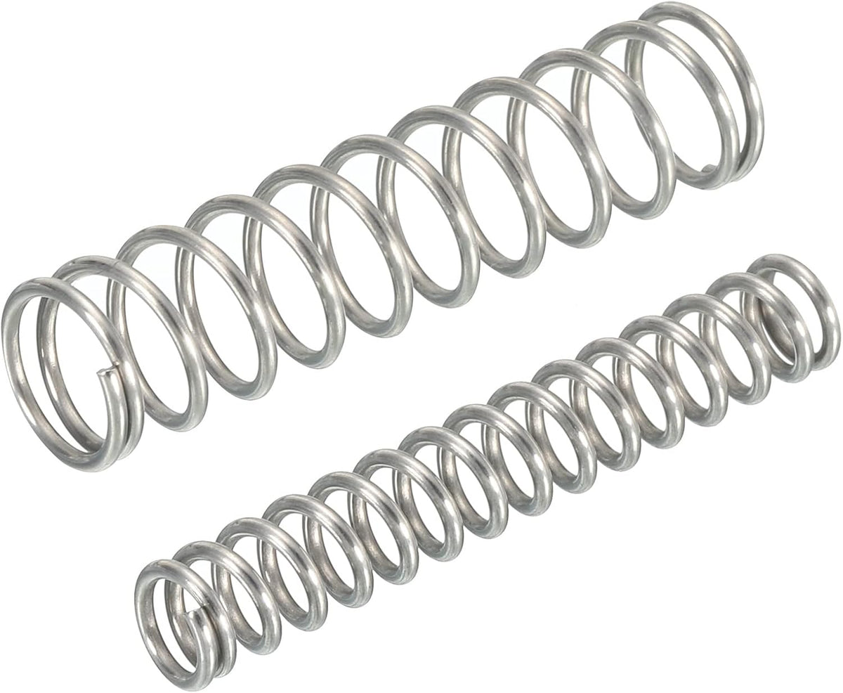 Wire Diameter 1.2mm Extended Compressed Spring Alloy Spring Steel Coil Extended Compressed Spring Length 50mm 1 Set