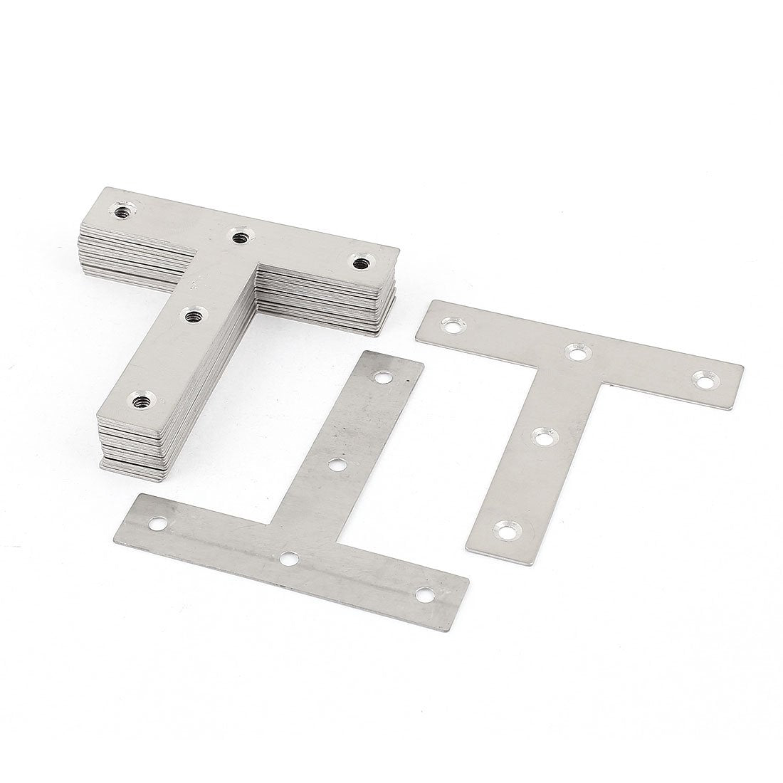 Flat T Shape Stainless Steel Corner Braces Angle Brackets 20pcs