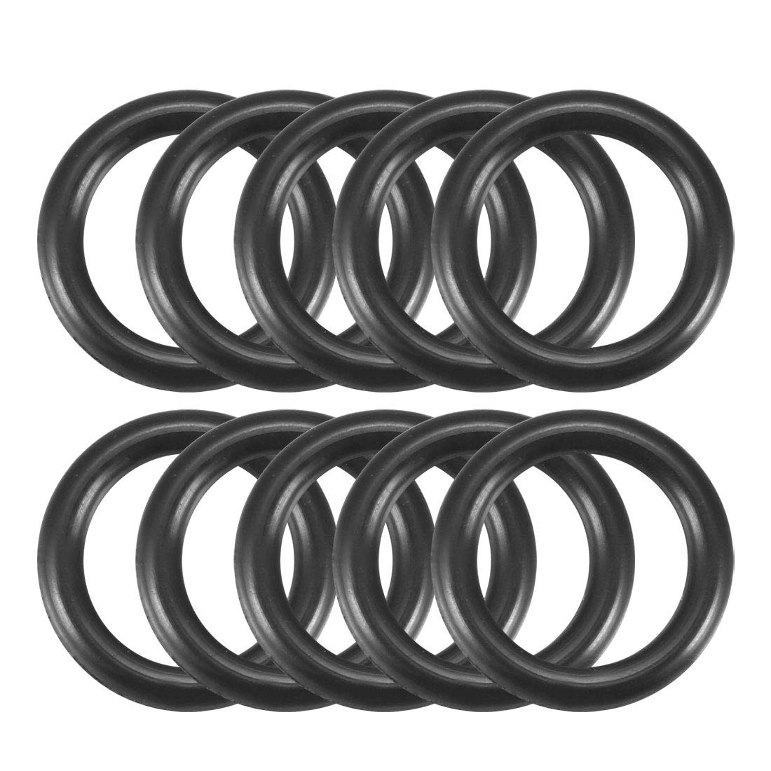 Nitrile Rubber O-Rings, 13mm OD 9.2mm ID 1.9mm Width, Metric Nitrile Rubber Sealing Gasket, Pack of 10