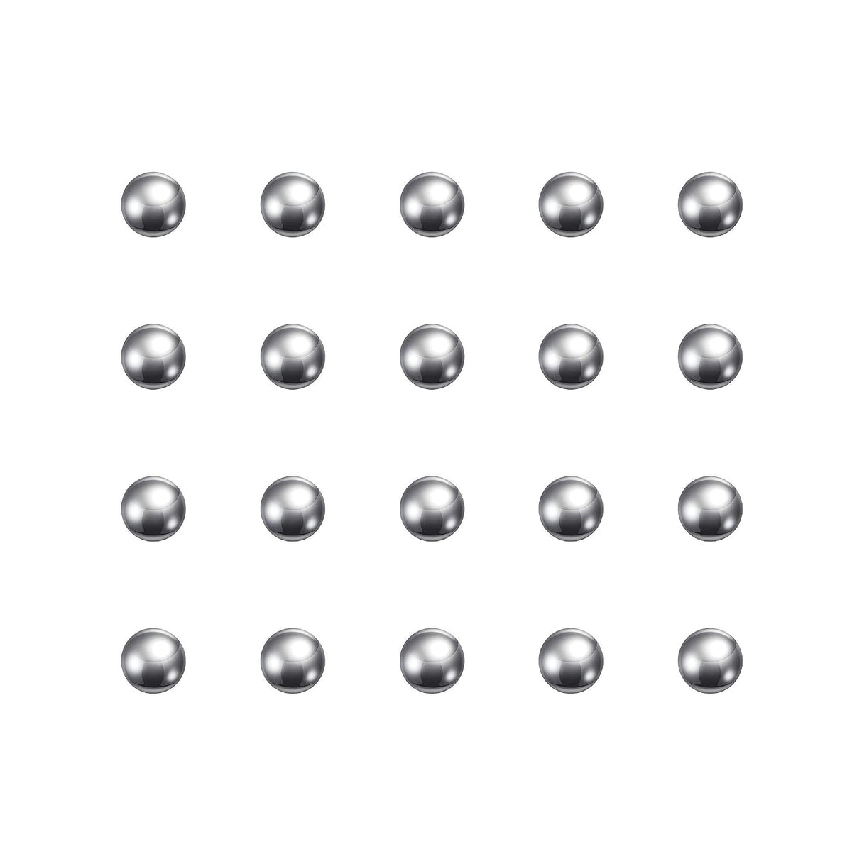 100pcs 3/32" Chrome Steel Bearing Balls G25 Precision