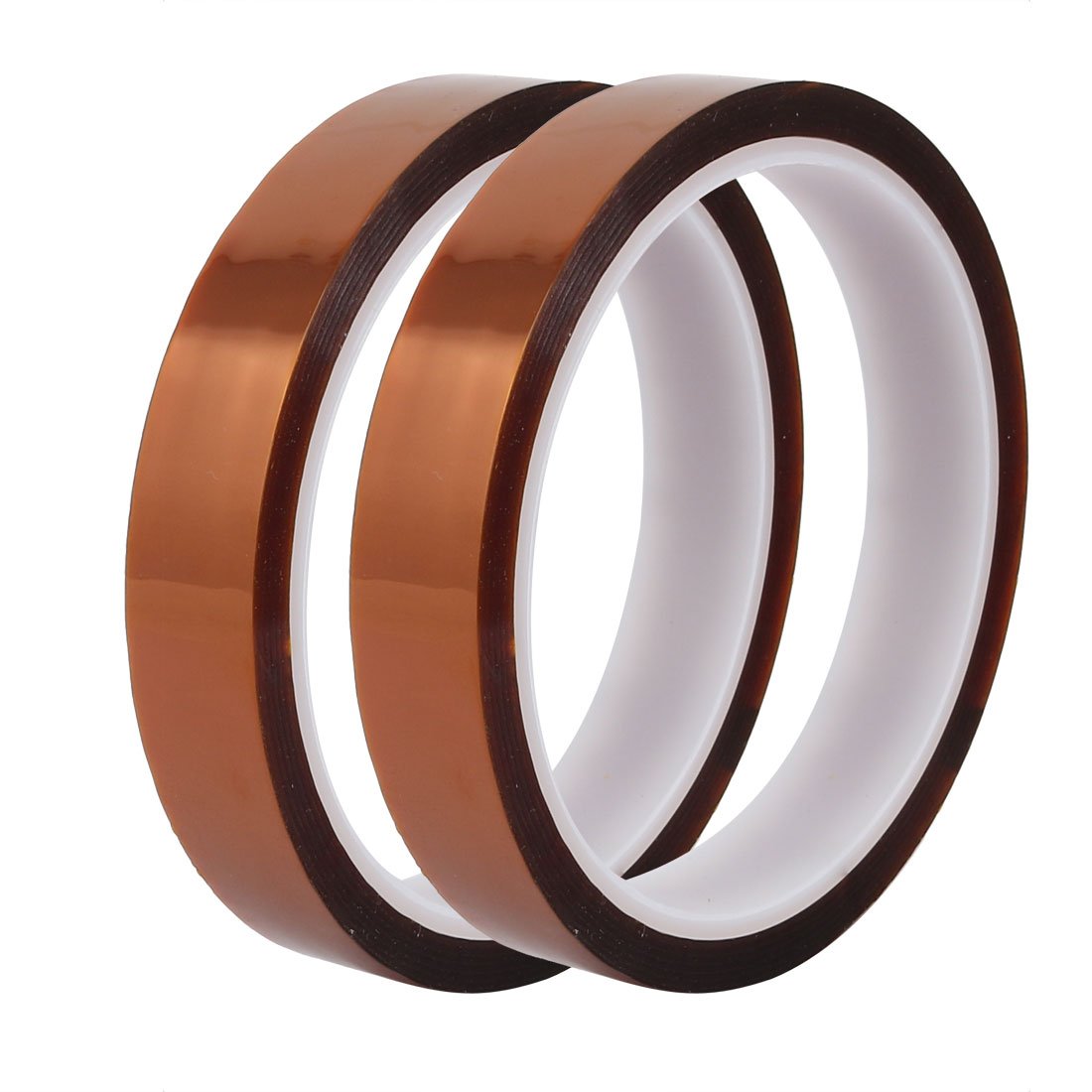 2pcs 16mm Wide 30yd Long Thermostability Insulation Polyimide Film Adhesive Tape