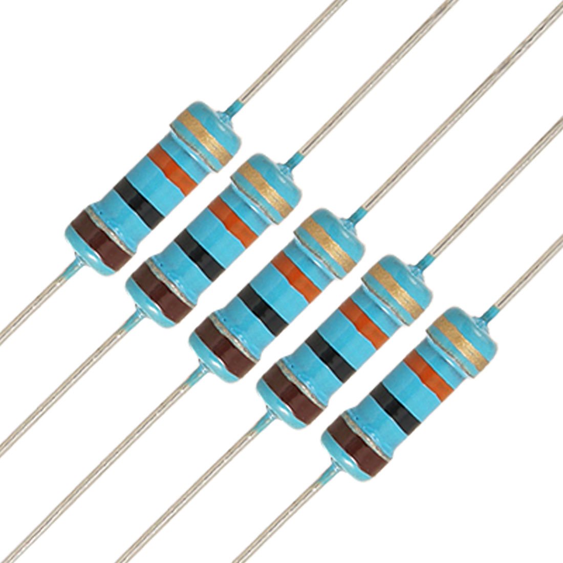 a11102400ux0149 20 x 1/2W Watt 10K ohm 10KR Carbon Film Resistor 0.5W