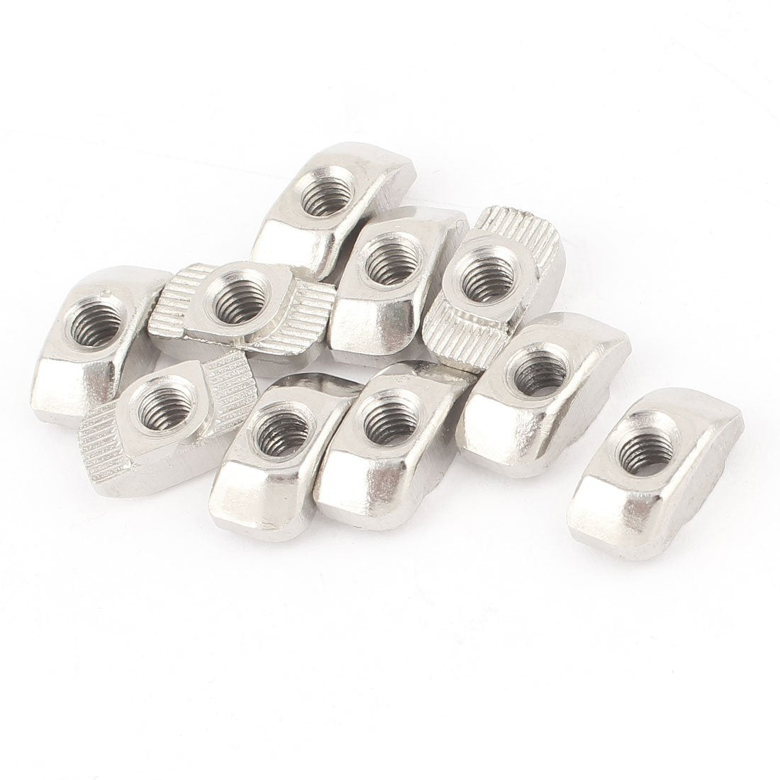 10pcs 30 Series Compatible Drop in Type M5 T Slot Nuts 16mmx8mmx6.5mm