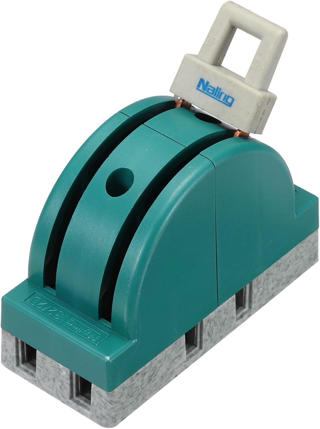 AC 250V 32A 2 Pole Double Throw Circuit Control Knife Disconnect Switch, Green