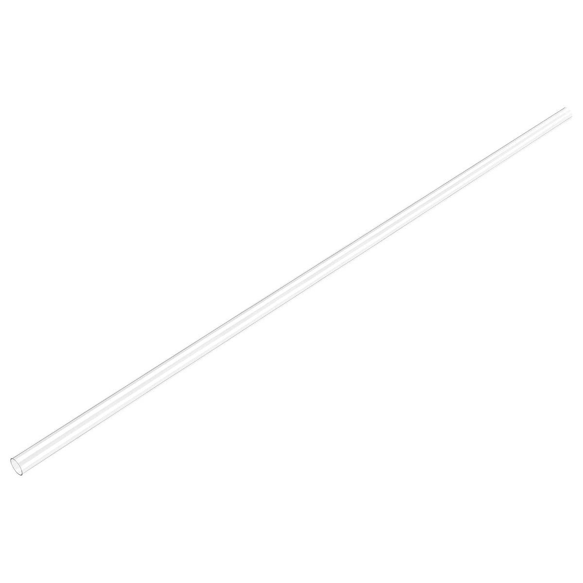 3pcs Clear Rigid Tubing 8mm(5/16'') ID x 10mm(25/64'') OD x 2Ft Length Round Plastic Polycarbonate Tube