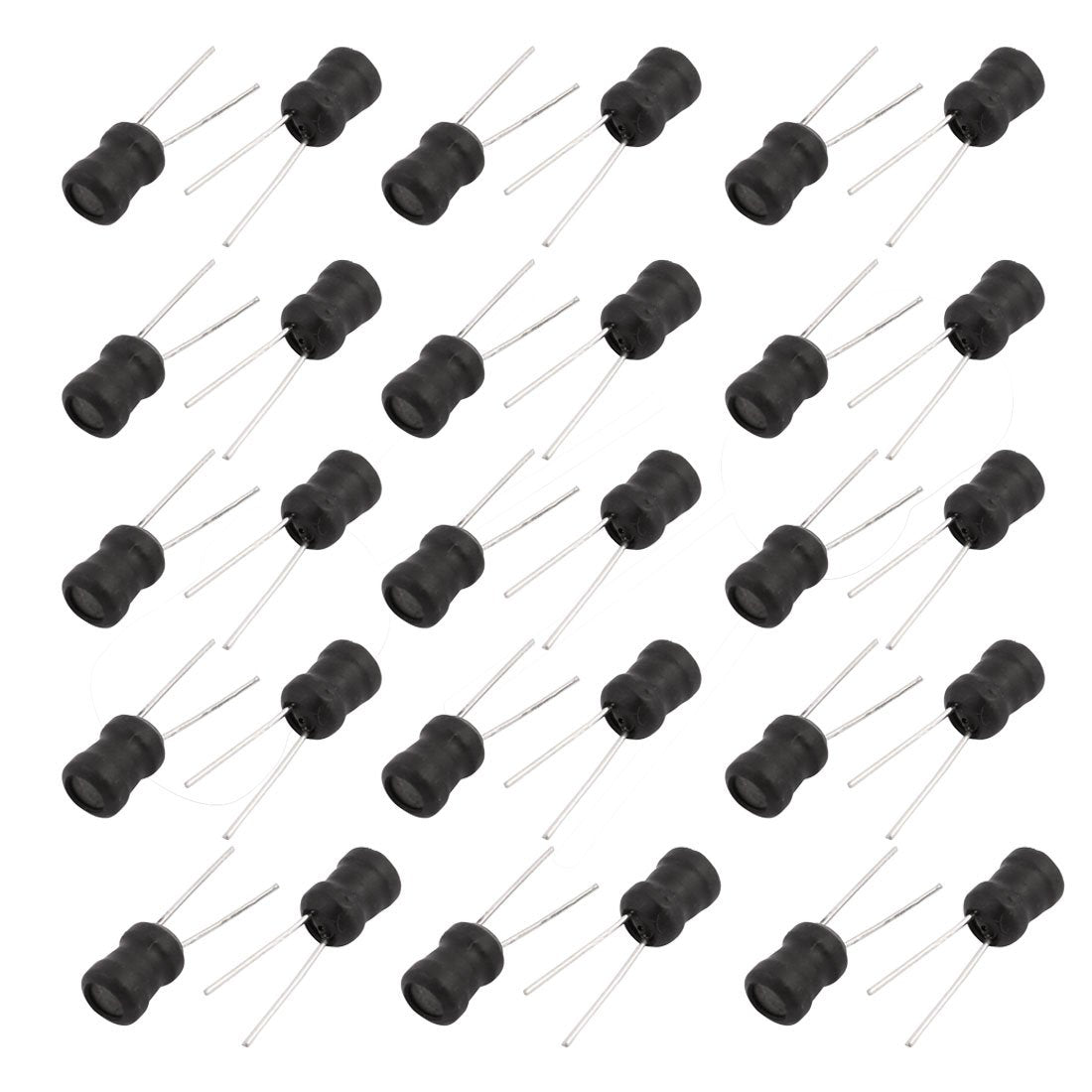30 Pcs Radial Lead Type Inductor Through Hole Mount Electronic 100mH 104K