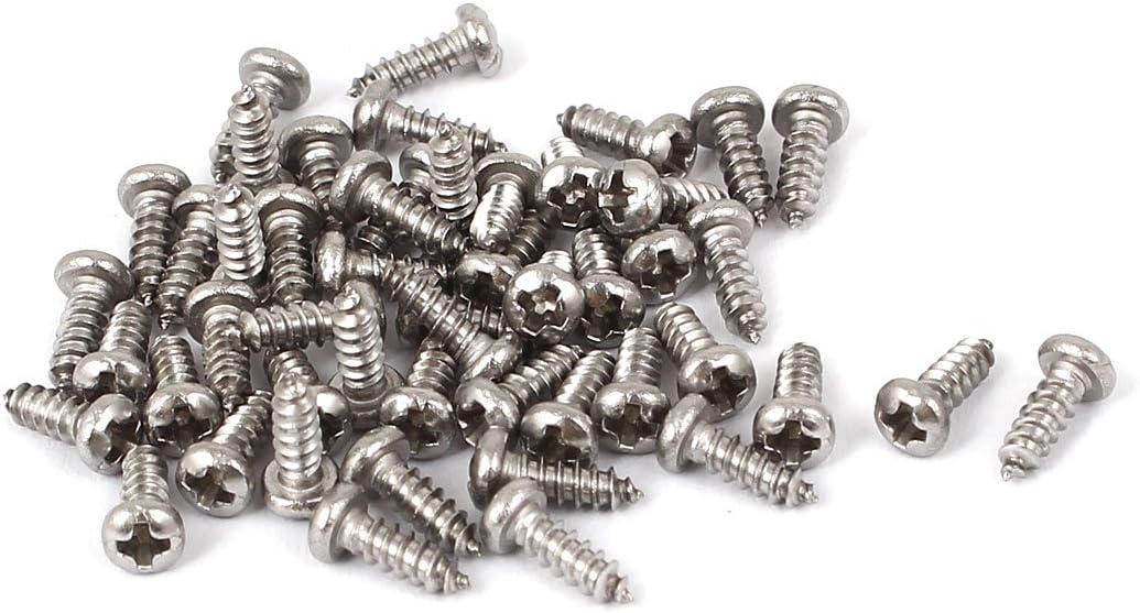 M2.2x6.5mm Phillips Round Pan Head Self Tapping Screws 50pcs