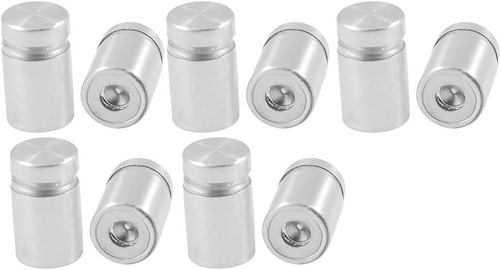 Advertisement Stainless Steel Nails Box Screws Glass Standoff Pins 12mm x 20mm 10pcs