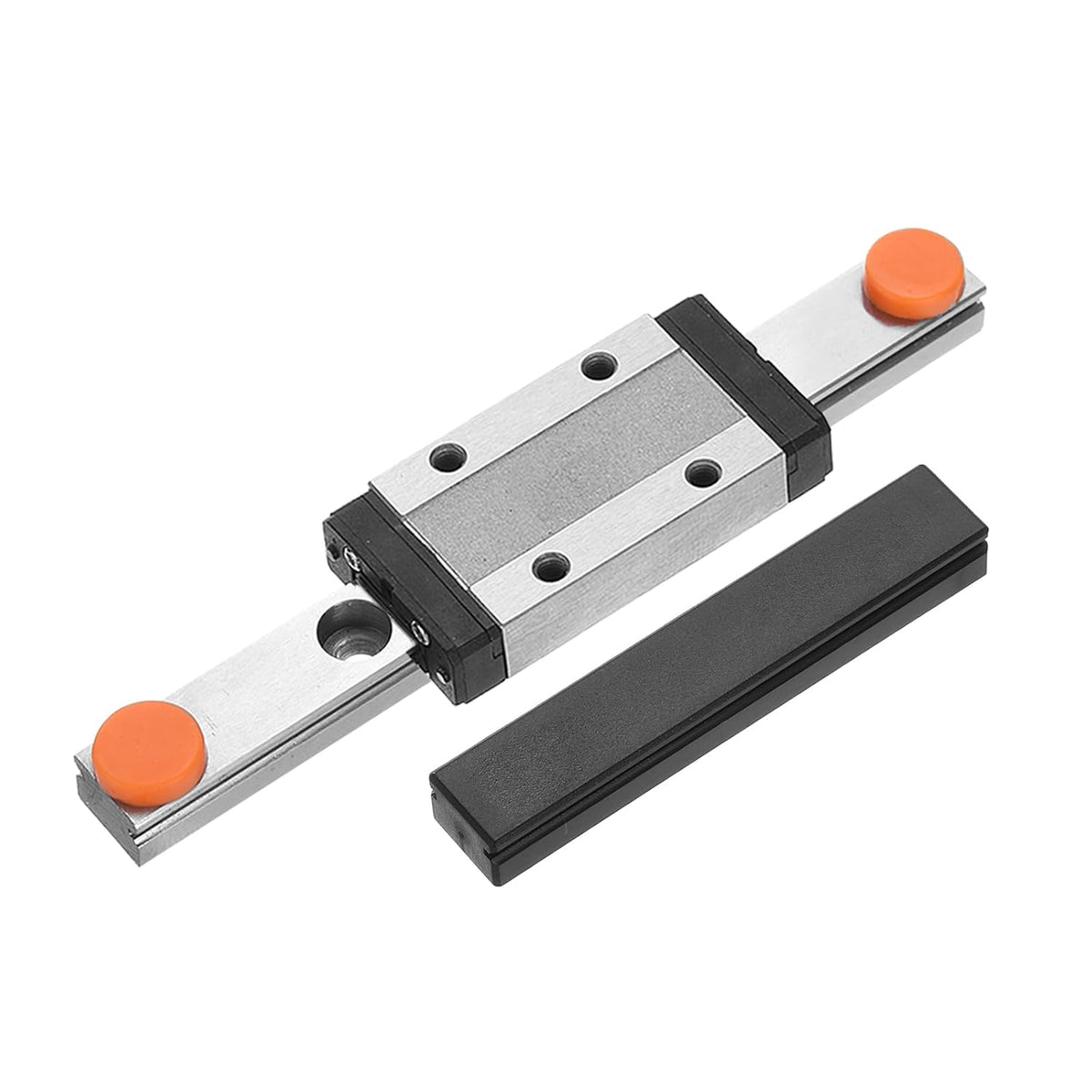 MGN9 100mm Linear Guide Rail with MGN9H Sliding Carriage Block and Plastic Mini MGN12 Linear Guide for DIY 3D Printers and CNC Machine, Silver