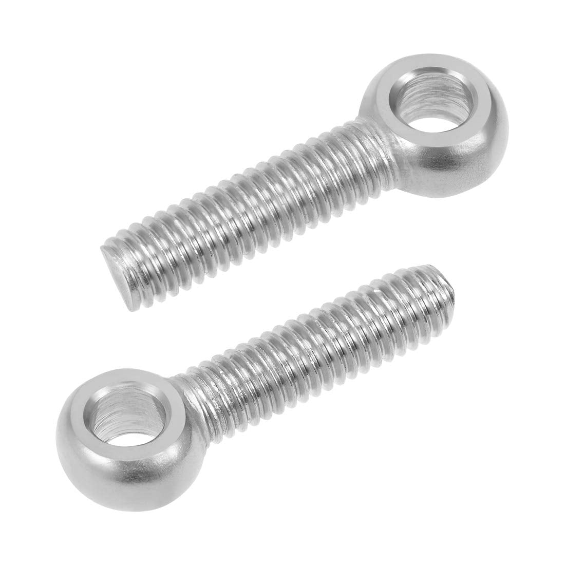 M6 x 25mm Machinery Shoulder Swing Lifting Eye Bolt 304 Stainless Steel Metric Thread 5pcs